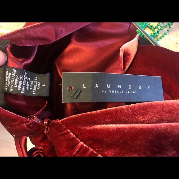 Laundry  - Velvet top w/crystal details.  NWT - Picture 6 of 8